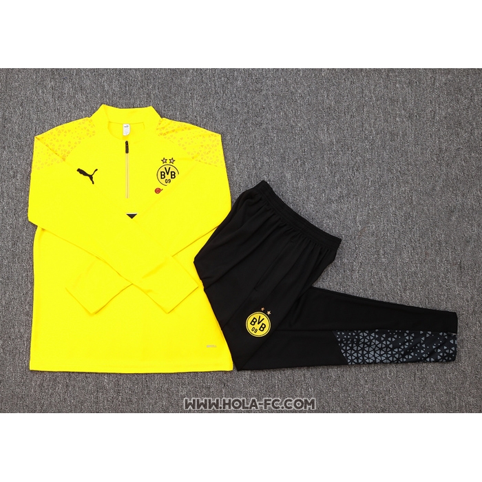 Chandal de Sudadera del Borussia Dortmund 2023-2024 Amarillo